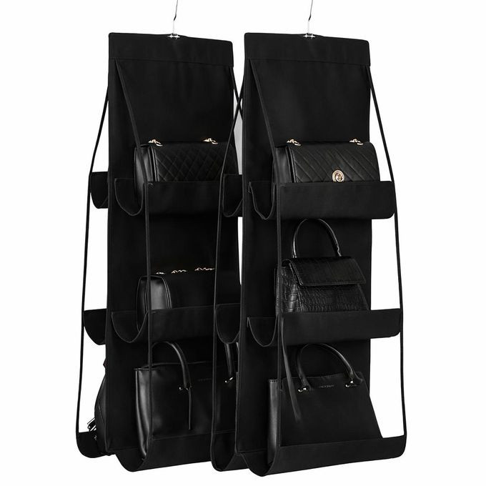 Rangement Suspendu pour Sacs à Main – 6 Compartiments | Gain de Place; Protection - A2R Shop